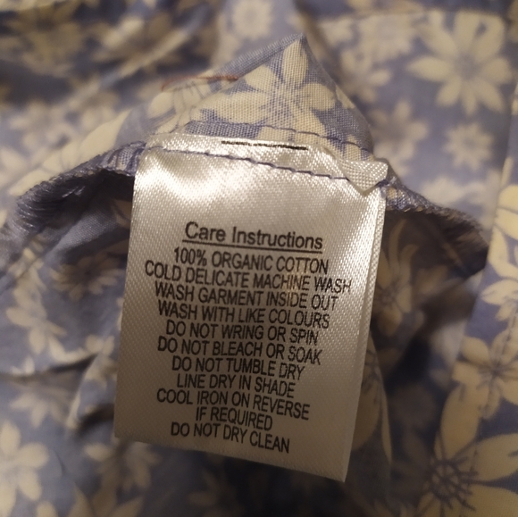 Princess Highway Blue and White floral midi skirt size S - Picture 2 of 3